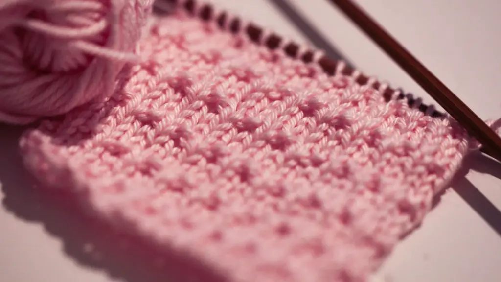 Le point andalou au tricot, à la fois simple et visuel !