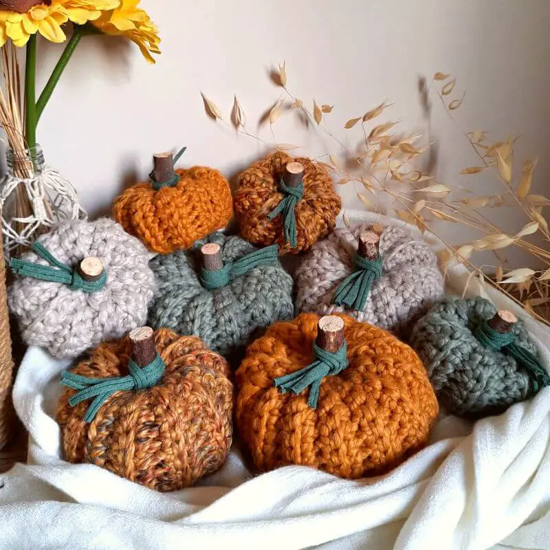 Citrouilles au crochet pour Halloween