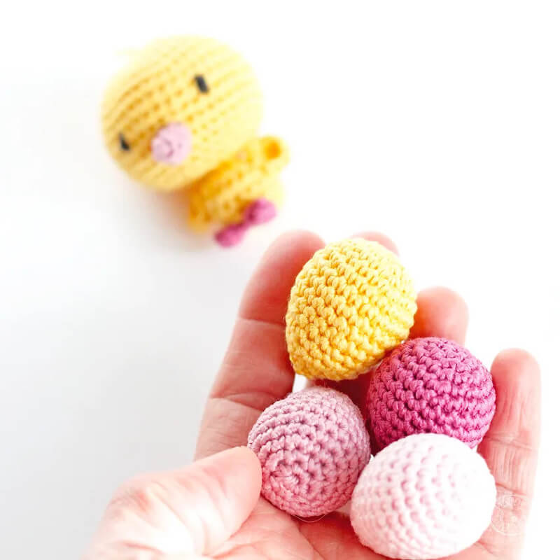 Des Oeufs de Pâques au Crochet